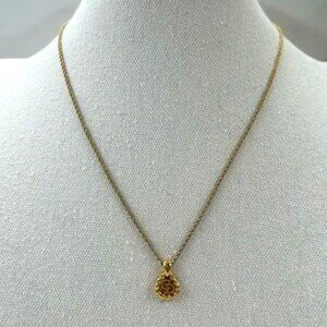 Christian Dior CD Vintage Logo Necklace
